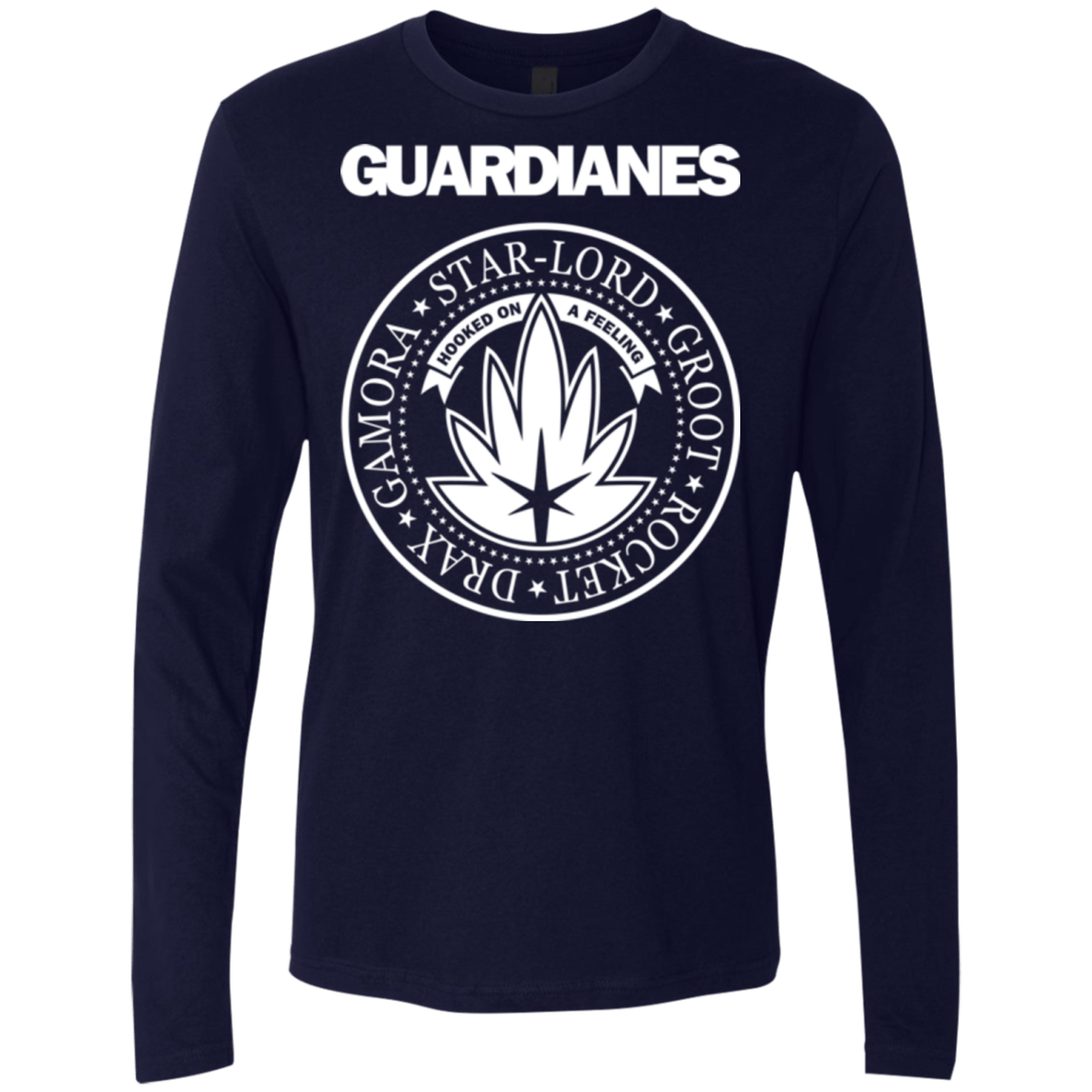 T-Shirts Midnight Navy / Small Guardianes Men's Premium Long Sleeve