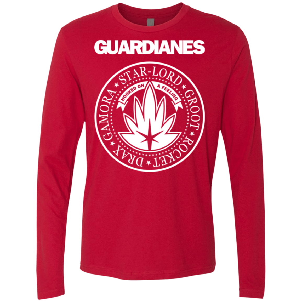 T-Shirts Red / Small Guardianes Men's Premium Long Sleeve