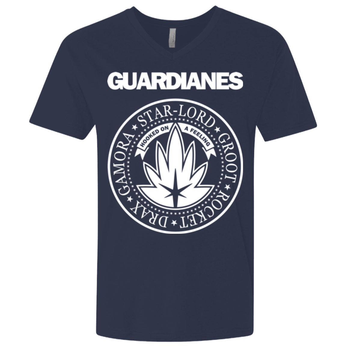 T-Shirts Midnight Navy / X-Small Guardianes Men's Premium V-Neck