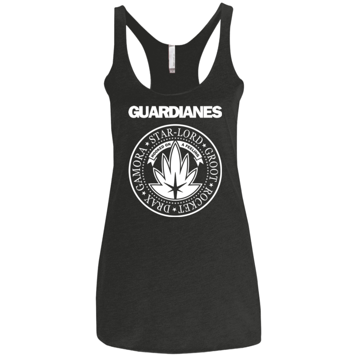 T-Shirts Vintage Black / X-Small Guardianes Women's Triblend Racerback Tank