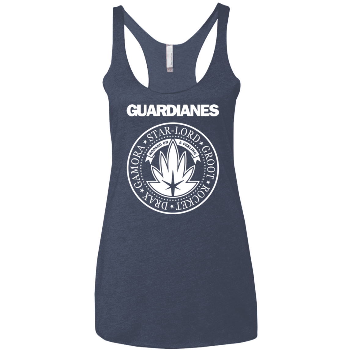 T-Shirts Vintage Navy / X-Small Guardianes Women's Triblend Racerback Tank