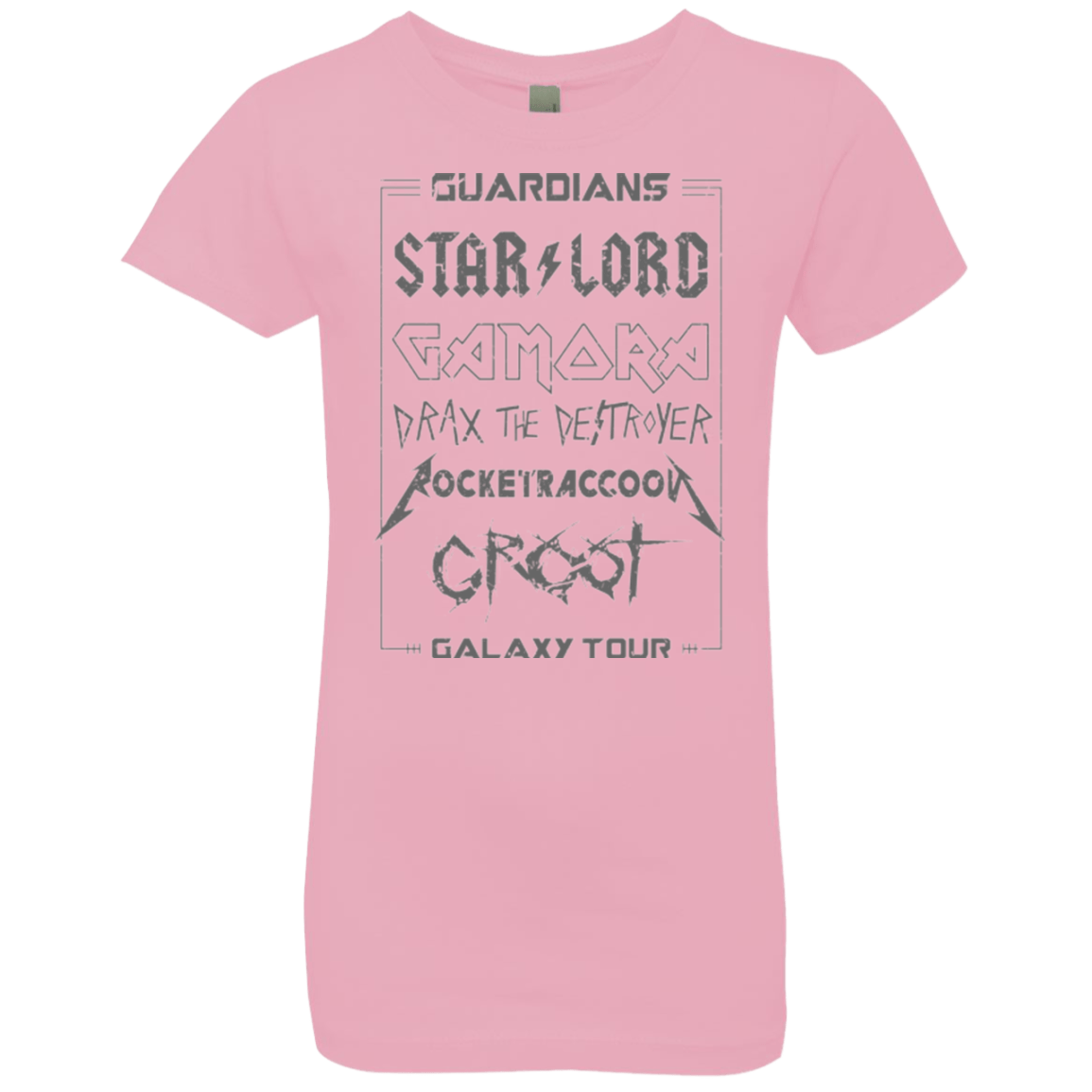 T-Shirts Light Pink / YXS Guardians Galaxy Tour Grunge Girls Premium T-Shirt