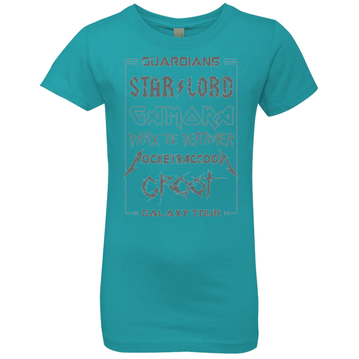 T-Shirts Tahiti Blue / YXS Guardians Galaxy Tour Grunge Girls Premium T-Shirt