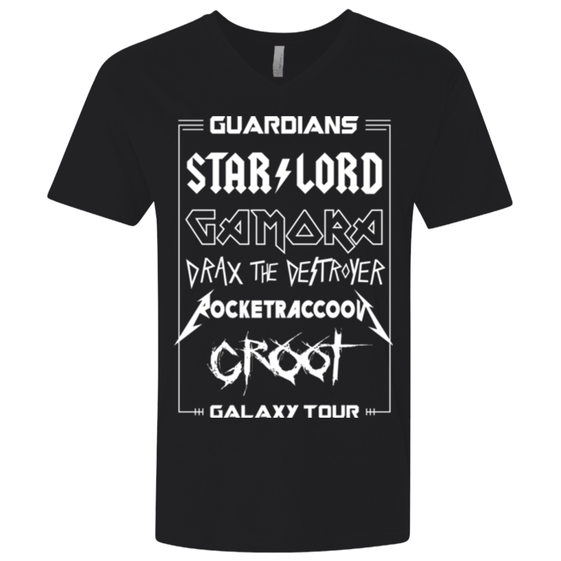 Guardians Galaxy Tour Men's Premium V-Neck