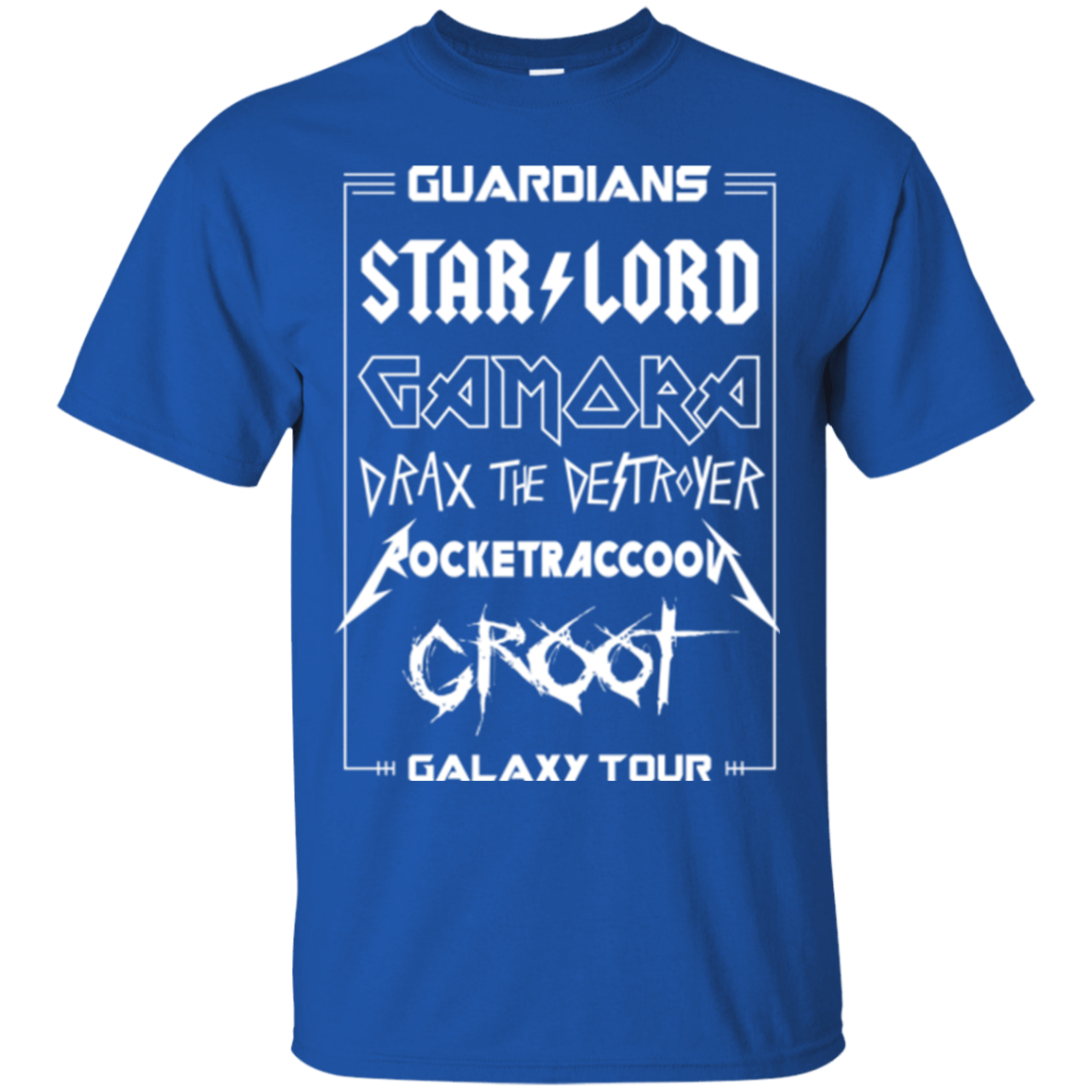 T-Shirts Royal / Small Guardians Galaxy Tour T-Shirt