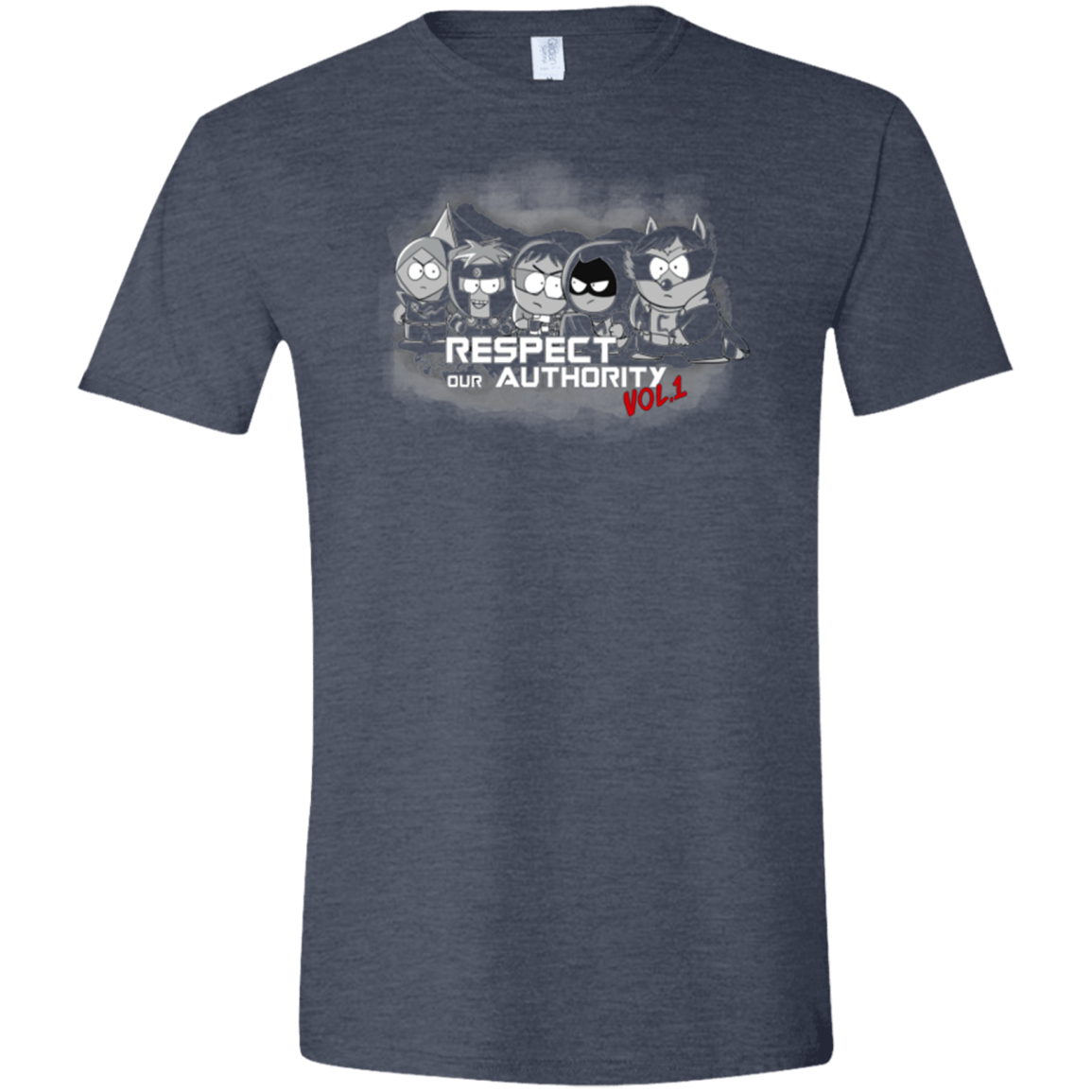 T-Shirts Heather Navy / S Guardians of AU2 Men's Semi-Fitted Softstyle