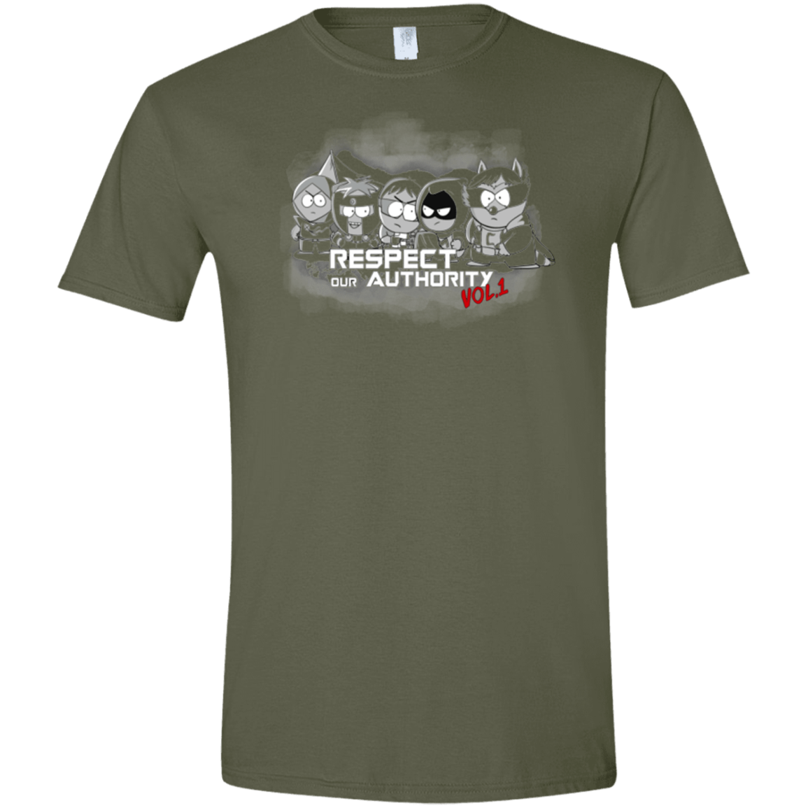 T-Shirts Military Green / S Guardians of AU2 Men's Semi-Fitted Softstyle