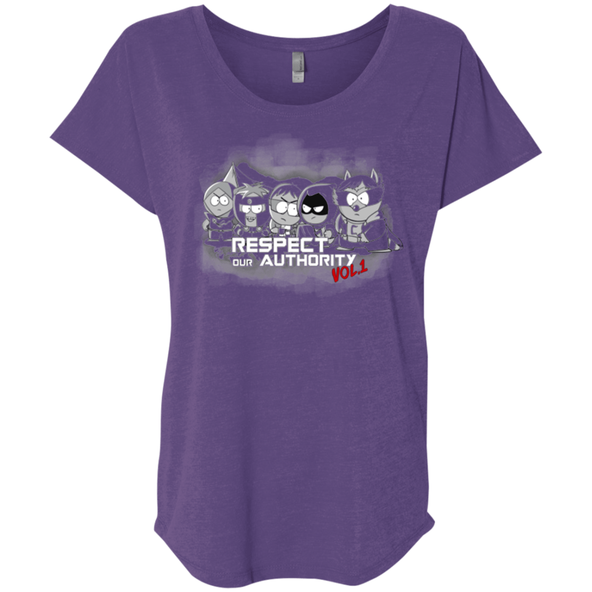T-Shirts Purple Rush / X-Small Guardians of AU2 Triblend Dolman Sleeve