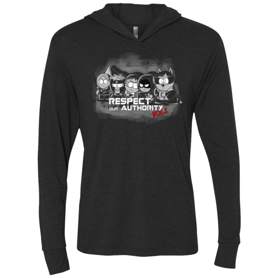 T-Shirts Vintage Black / X-Small Guardians of AU2 Triblend Long Sleeve Hoodie Tee