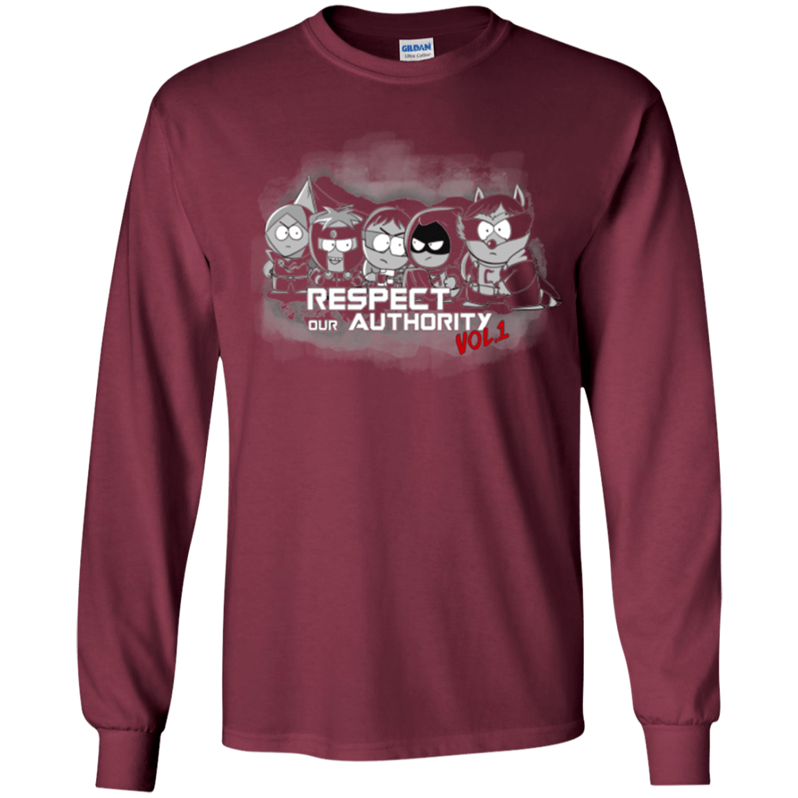 T-Shirts Maroon / YS Guardians of AU2 Youth Long Sleeve T-Shirt