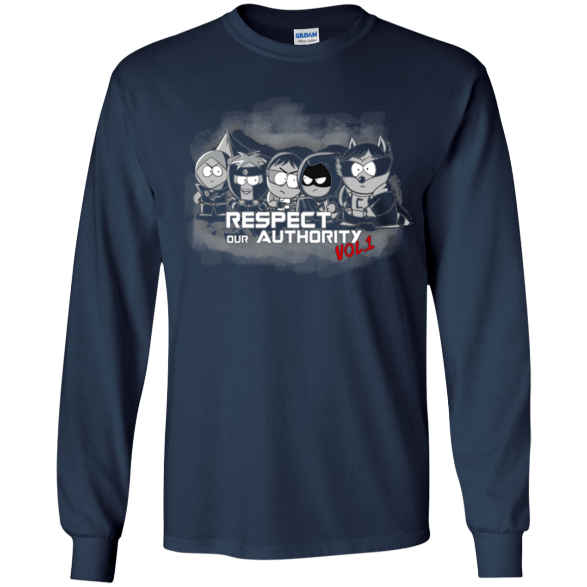 T-Shirts Navy / YS Guardians of AU2 Youth Long Sleeve T-Shirt