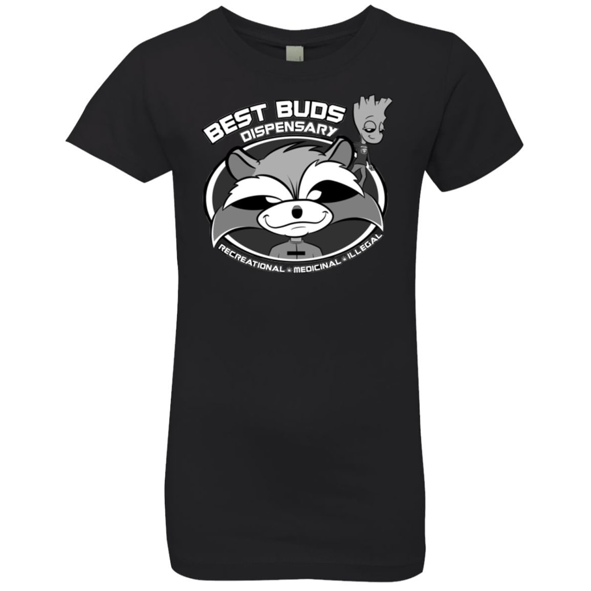 T-Shirts Black / YXS Guardians Of The Greenery Girls Premium T-Shirt