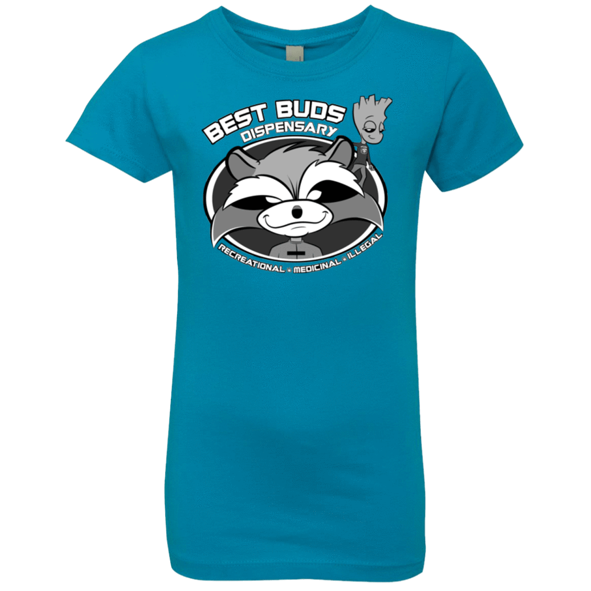 T-Shirts Turquoise / YXS Guardians Of The Greenery Girls Premium T-Shirt