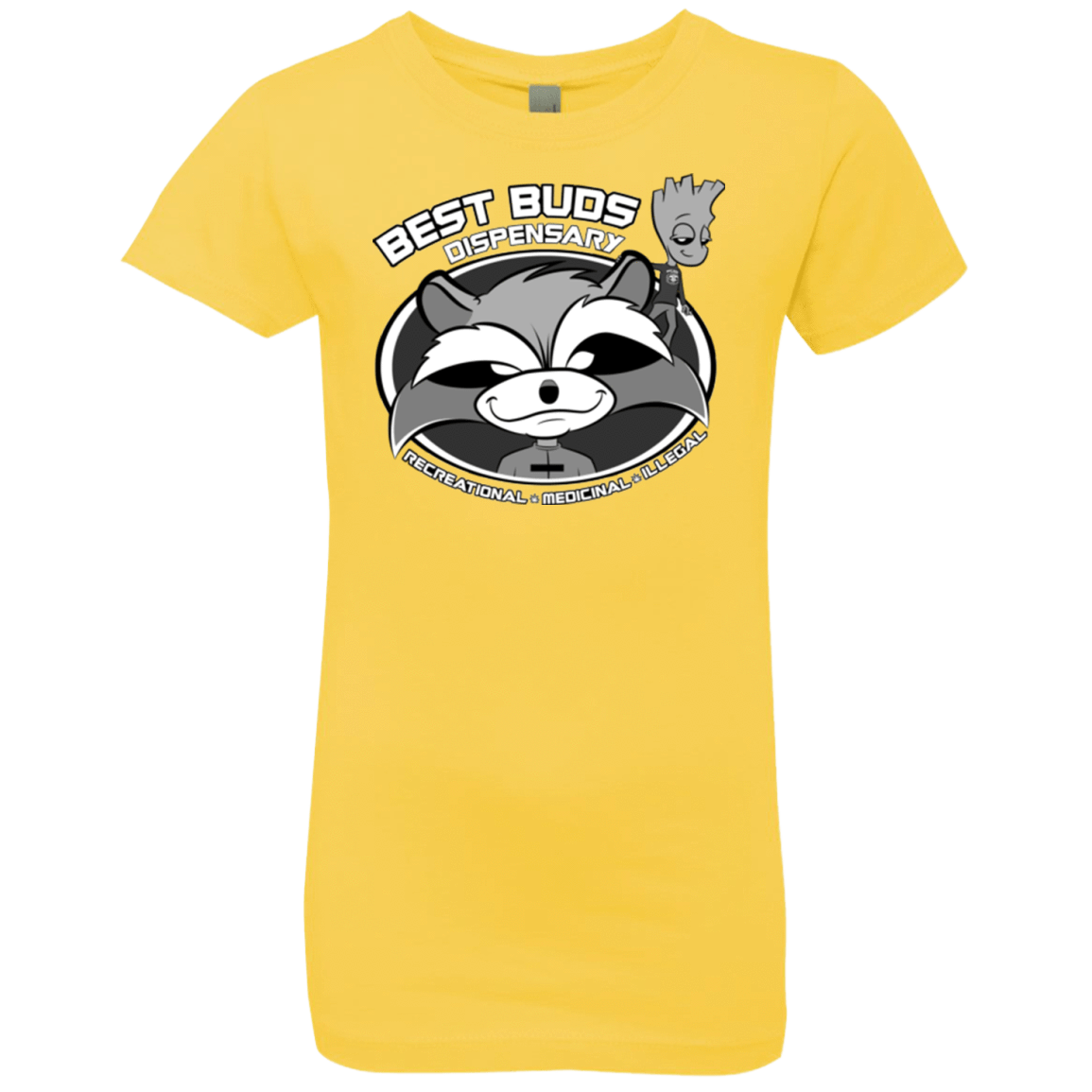 T-Shirts Vibrant Yellow / YXS Guardians Of The Greenery Girls Premium T-Shirt