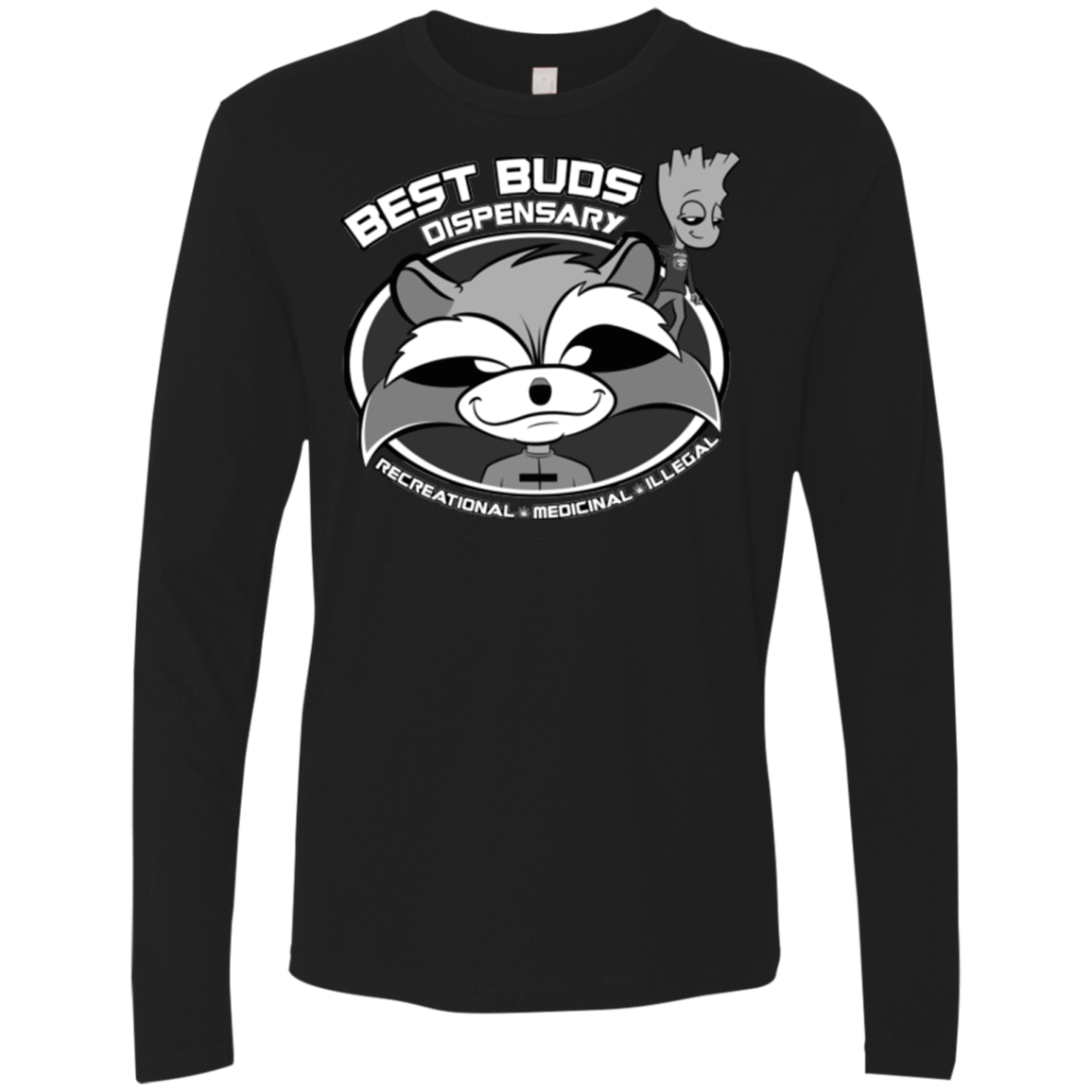 T-Shirts Black / Small Guardians Of The Greenery Men's Premium Long Sleeve