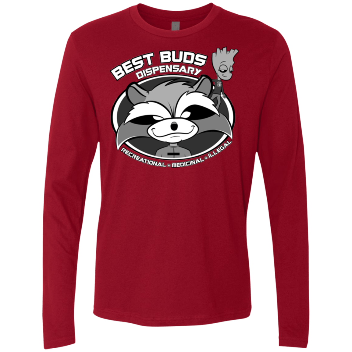 T-Shirts Cardinal / Small Guardians Of The Greenery Men's Premium Long Sleeve