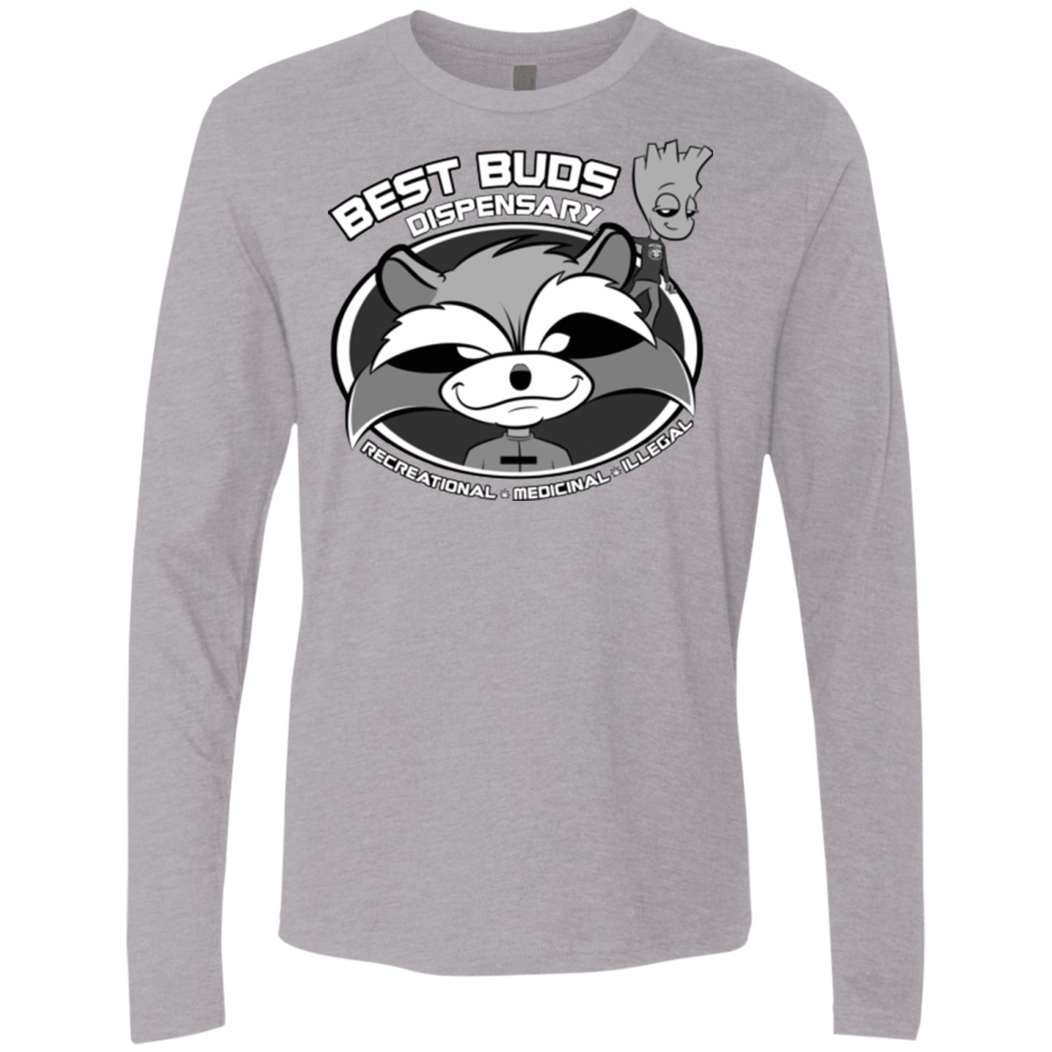 T-Shirts Heather Grey / Small Guardians Of The Greenery Men's Premium Long Sleeve