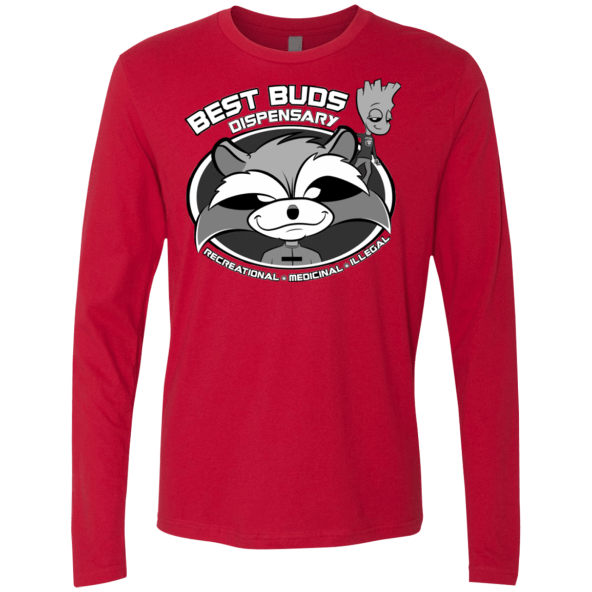 T-Shirts Red / Small Guardians Of The Greenery Men's Premium Long Sleeve