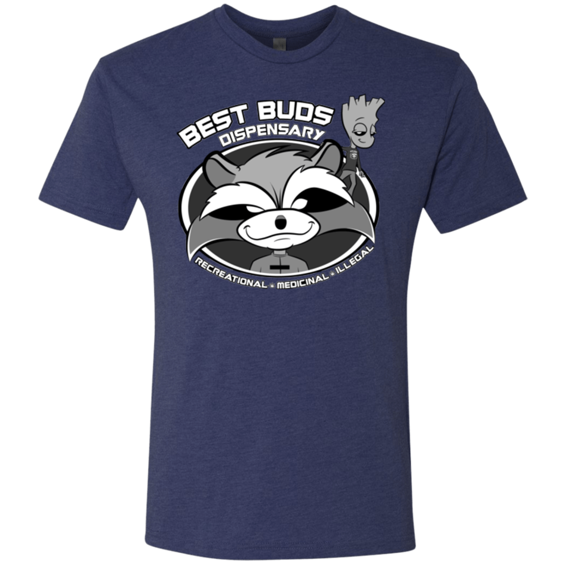 T-Shirts Vintage Navy / Small Guardians Of The Greenery Men's Triblend T-Shirt