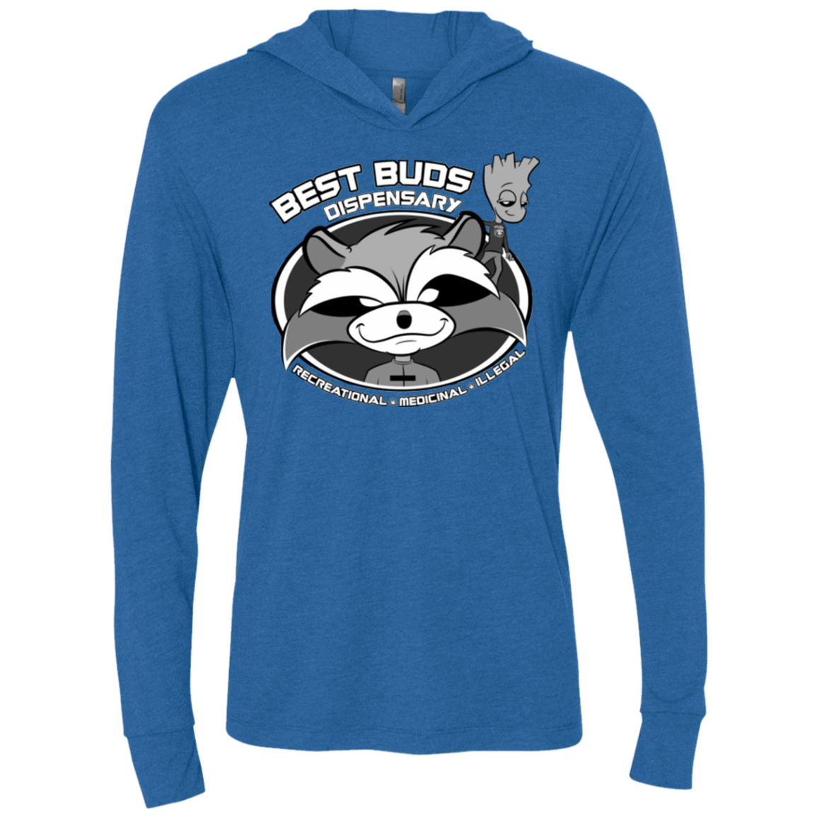 T-Shirts Vintage Royal / X-Small Guardians Of The Greenery Triblend Long Sleeve Hoodie Tee