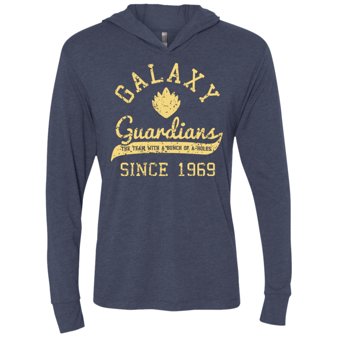 T-Shirts Vintage Navy / X-Small Guardians Since 1969 Triblend Long Sleeve Hoodie Tee