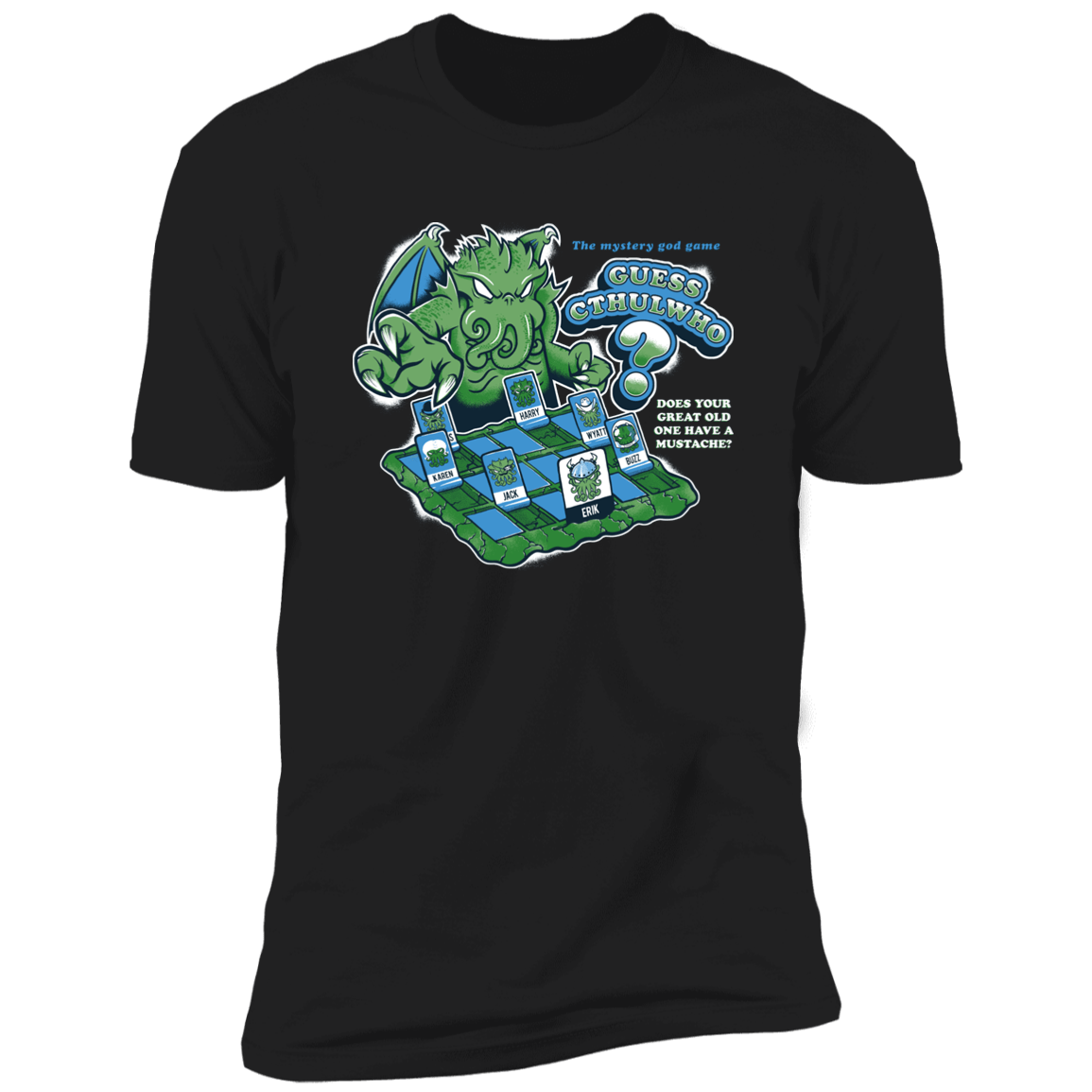 T-Shirts Black / X-Small Guess Cthulwho Men's Premium T-Shirt