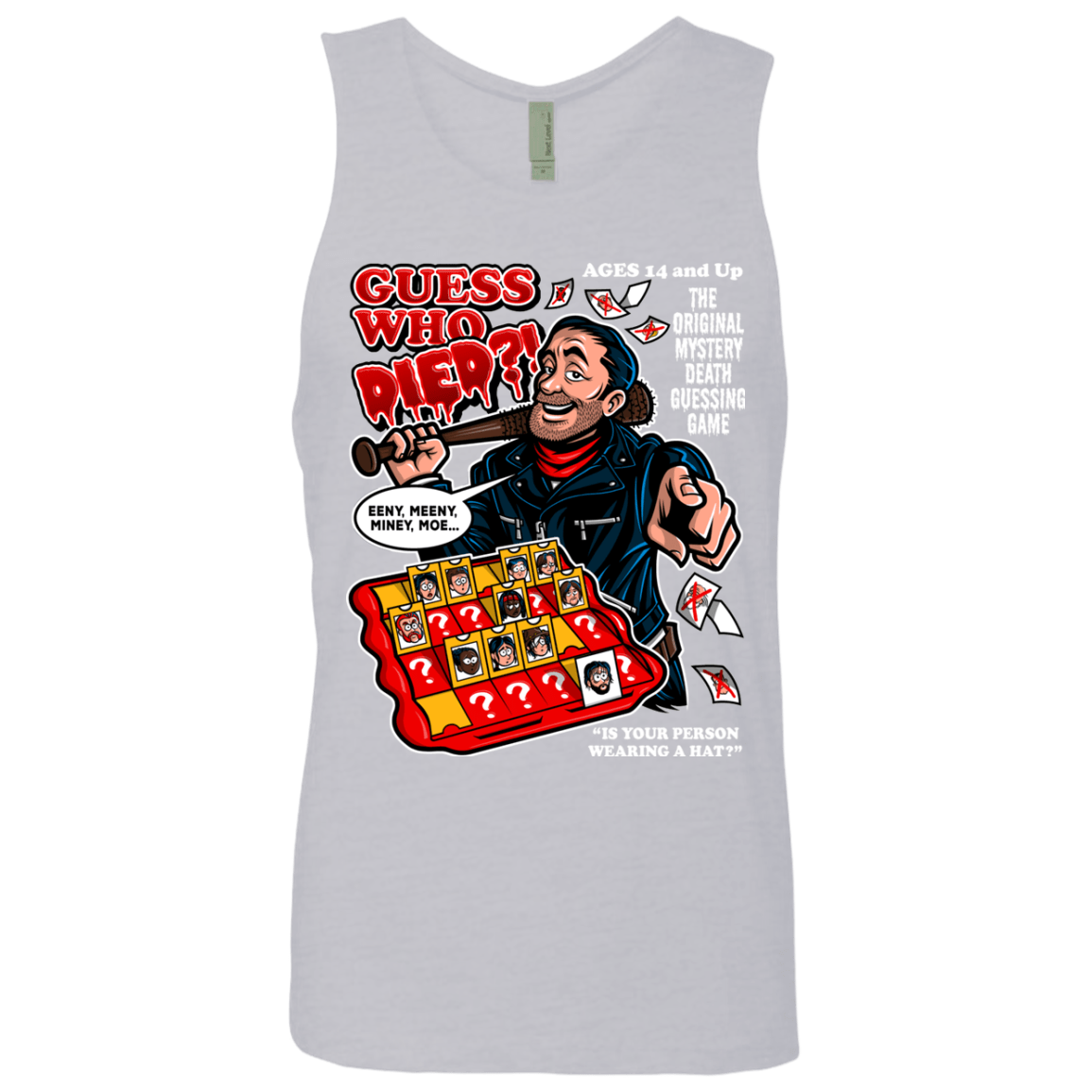 T-Shirts Heather Grey / Small Guess who Died Men's Premium Tank Top