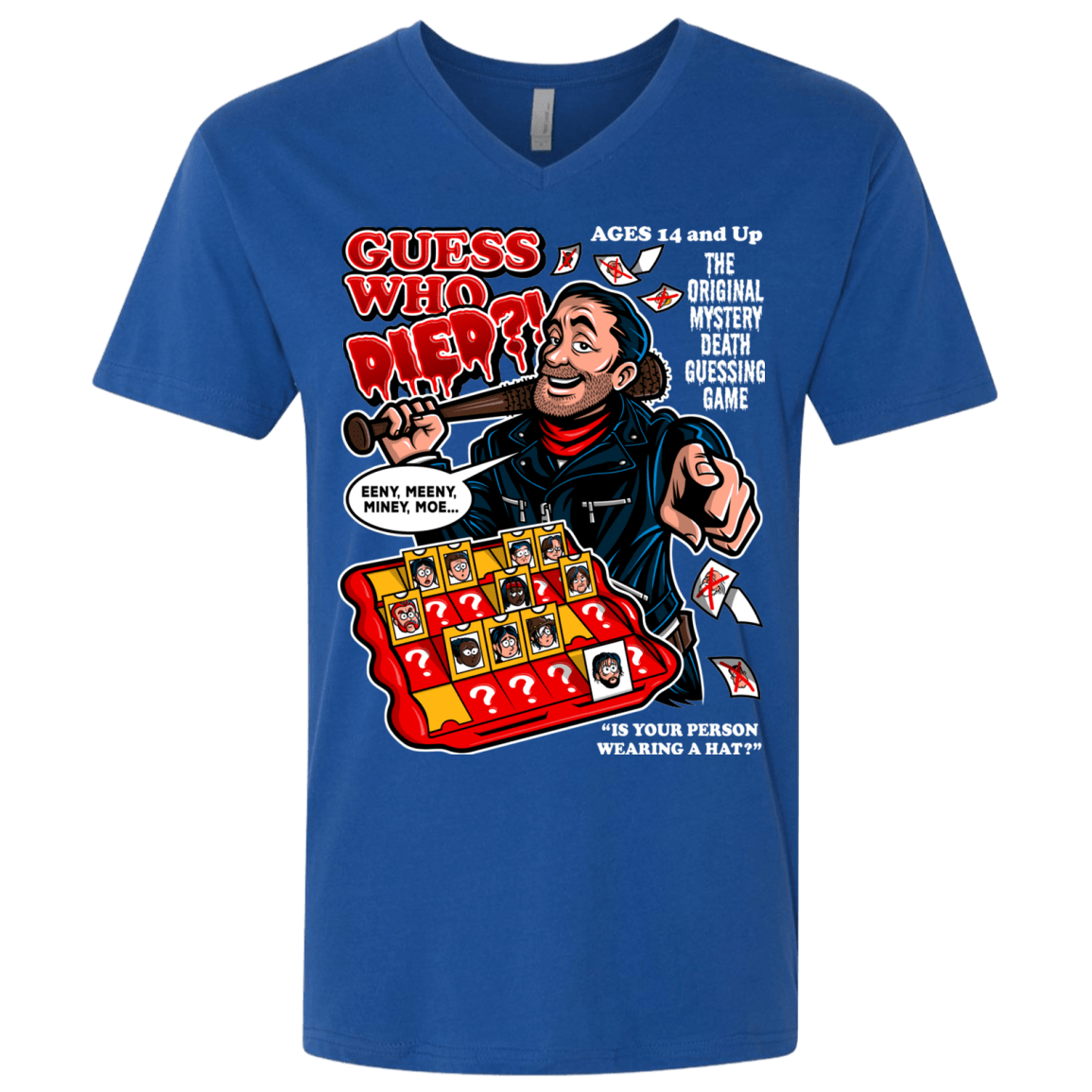 T-Shirts Royal / X-Small Guess who Died Men's Premium V-Neck