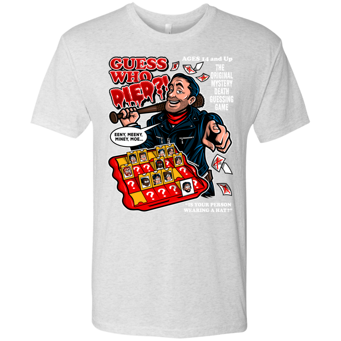 T-Shirts Heather White / Small Guess who Died Men's Triblend T-Shirt