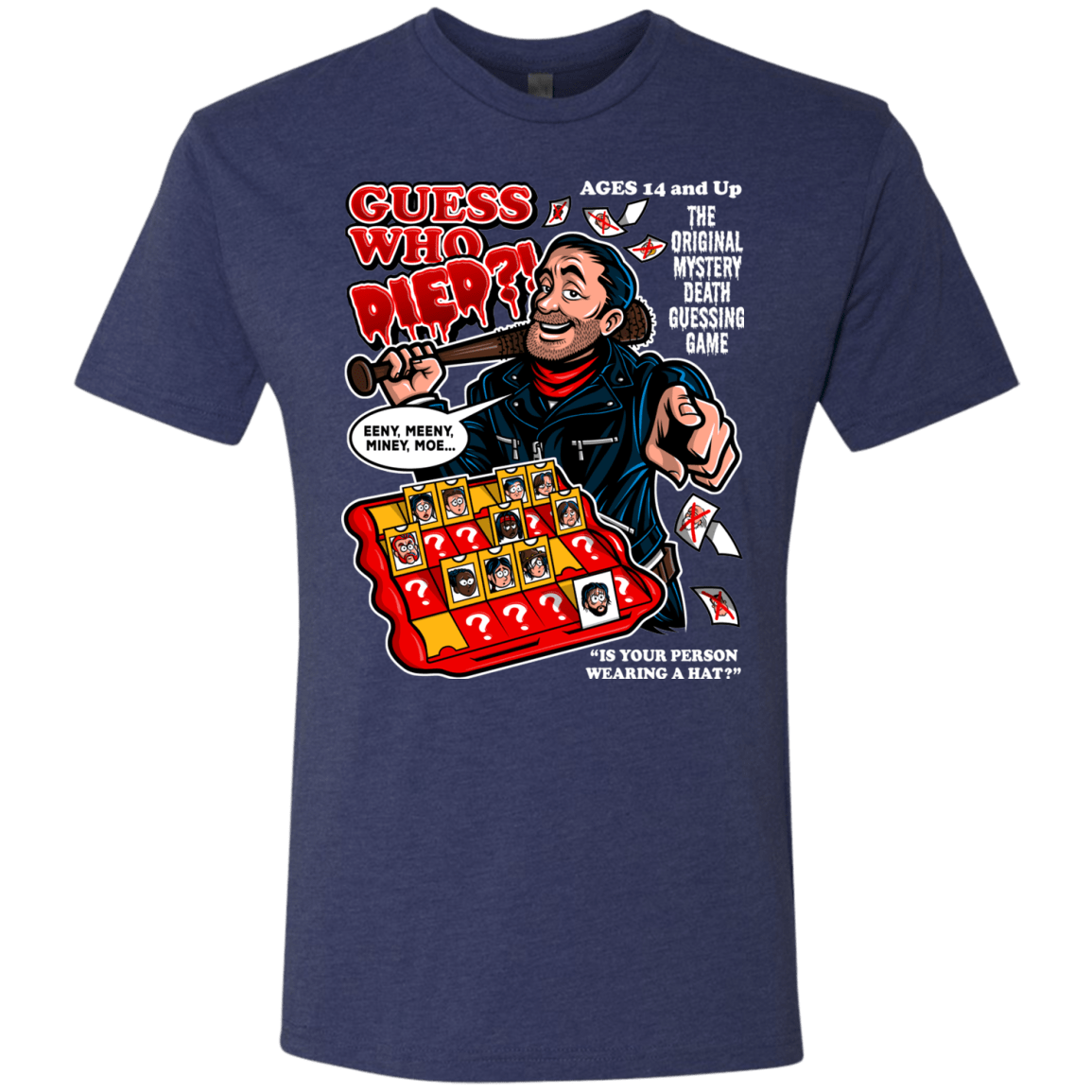 T-Shirts Vintage Navy / Small Guess who Died Men's Triblend T-Shirt