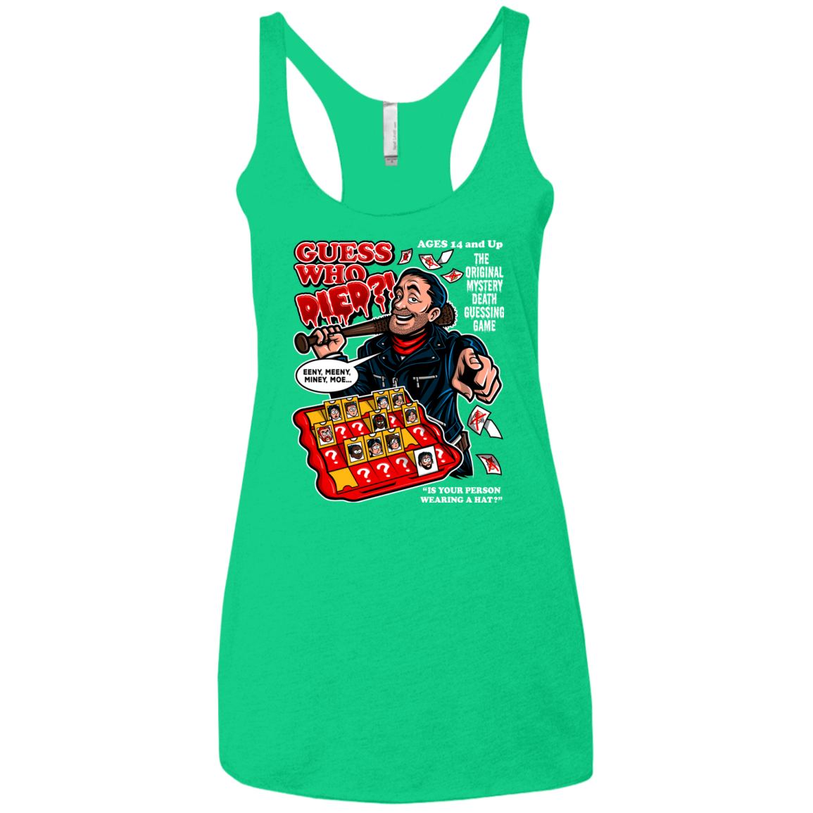 T-Shirts Envy / X-Small Guess who Died Women's Triblend Racerback Tank