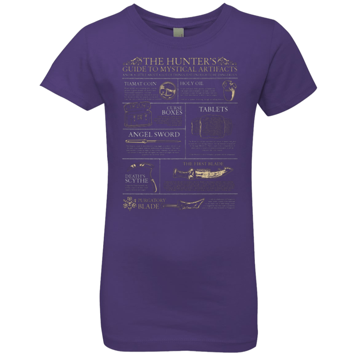 T-Shirts Purple Rush / YXS Guide To Mystical Artifacts Girls Premium T-Shirt