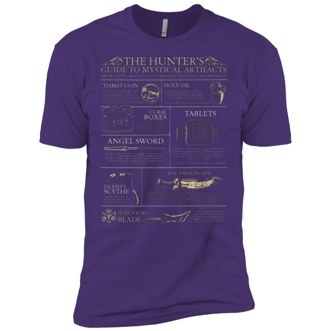 T-Shirts Purple / X-Small Guide To Mystical Artifacts Men's Premium T-Shirt