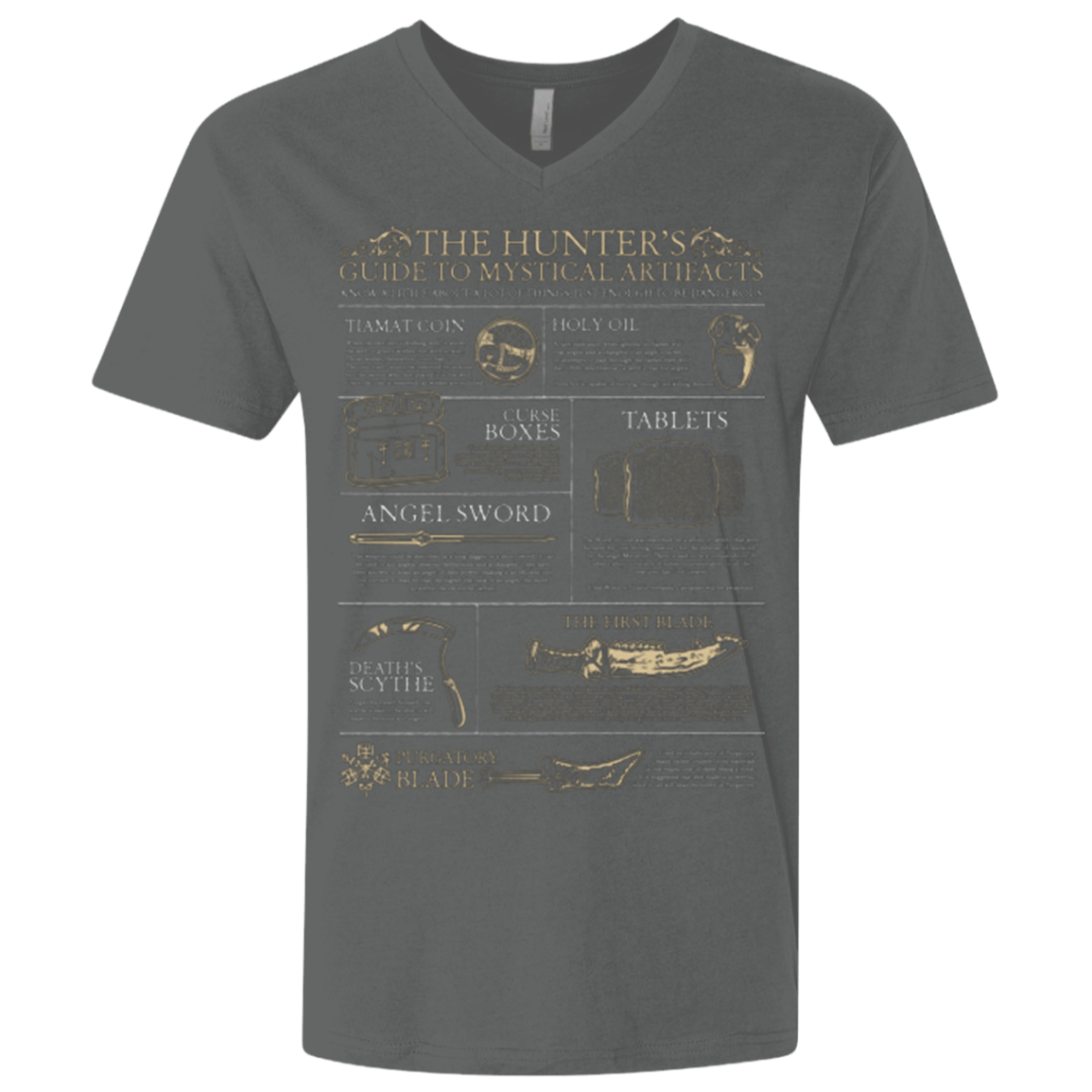 T-Shirts Heavy Metal / X-Small Guide To Mystical Artifacts Men's Premium V-Neck