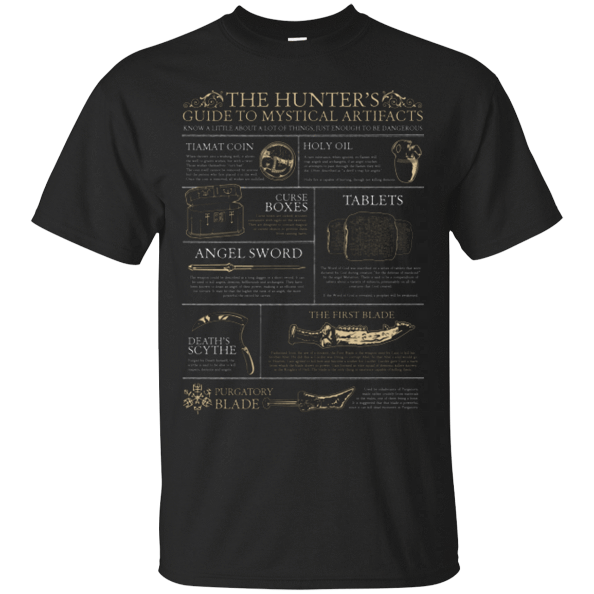 T-Shirts Black / Small Guide To Mystical Artifacts T-Shirt