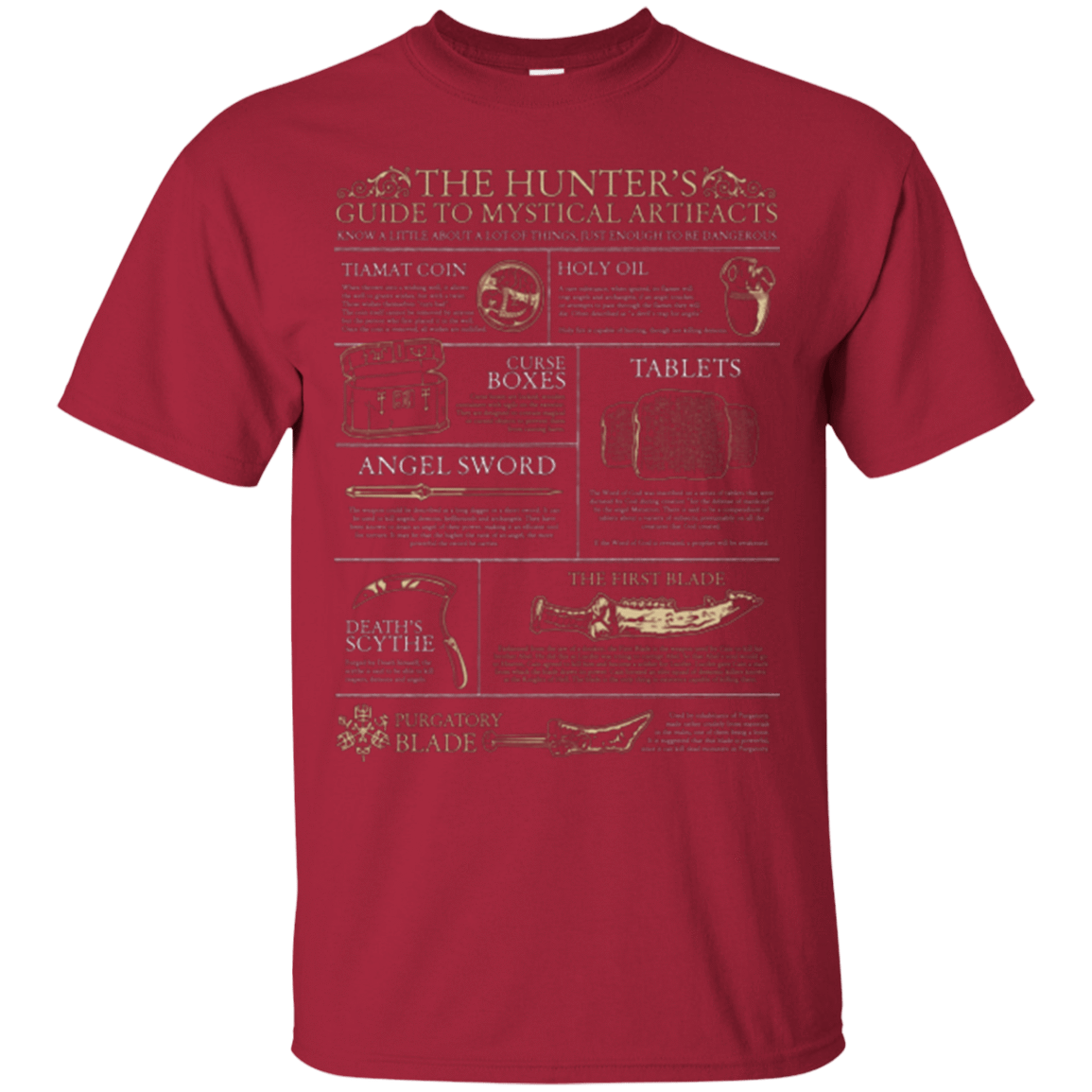 T-Shirts Cardinal / Small Guide To Mystical Artifacts T-Shirt