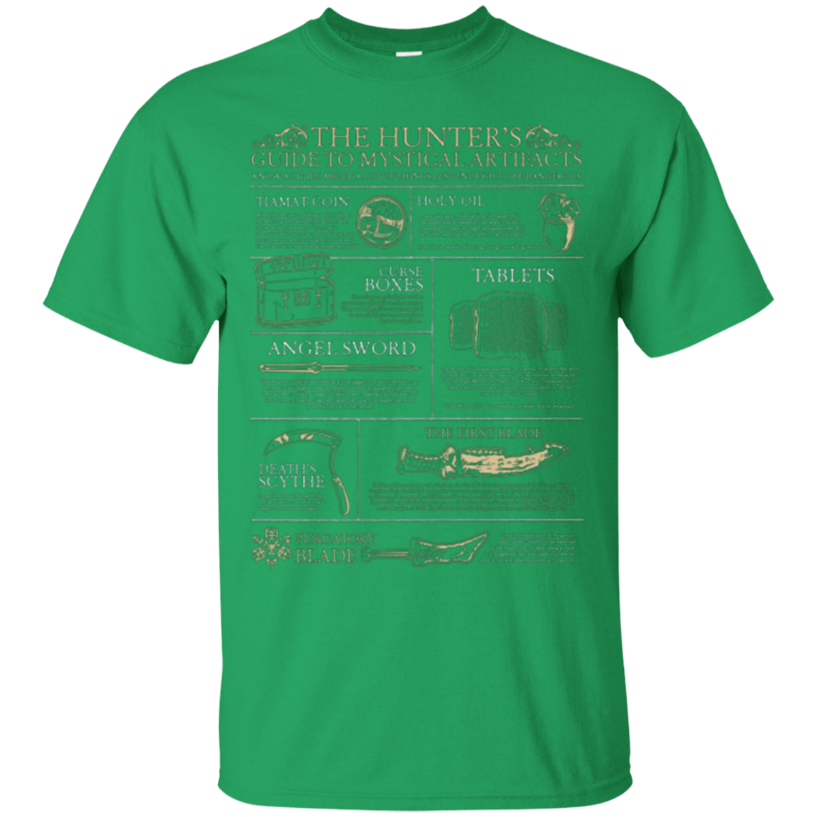 T-Shirts Irish Green / Small Guide To Mystical Artifacts T-Shirt
