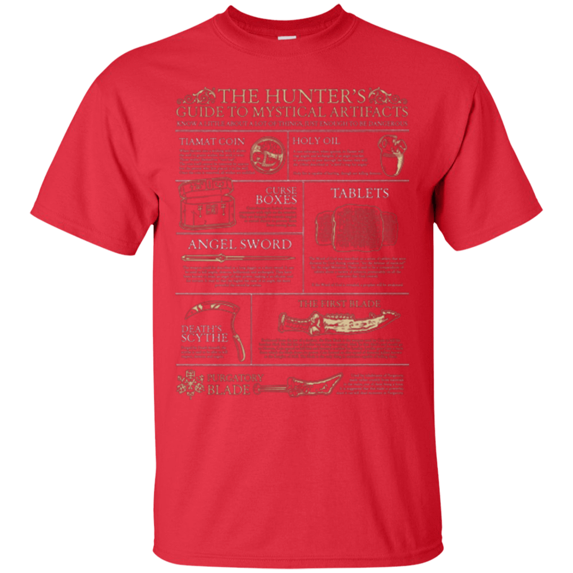 T-Shirts Red / Small Guide To Mystical Artifacts T-Shirt