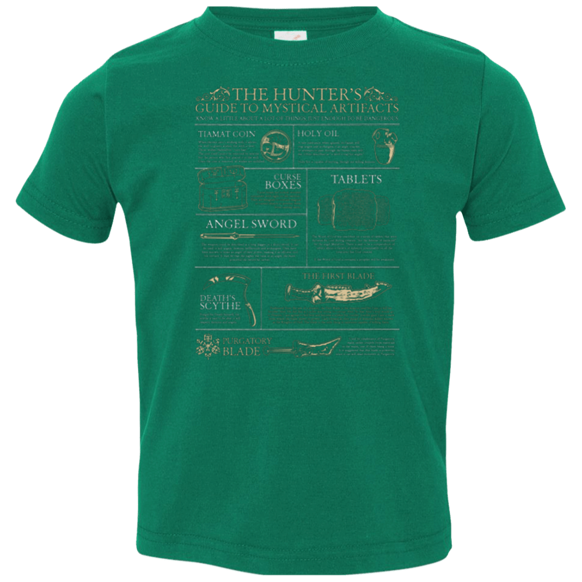 T-Shirts Kelly / 2T Guide To Mystical Artifacts Toddler Premium T-Shirt