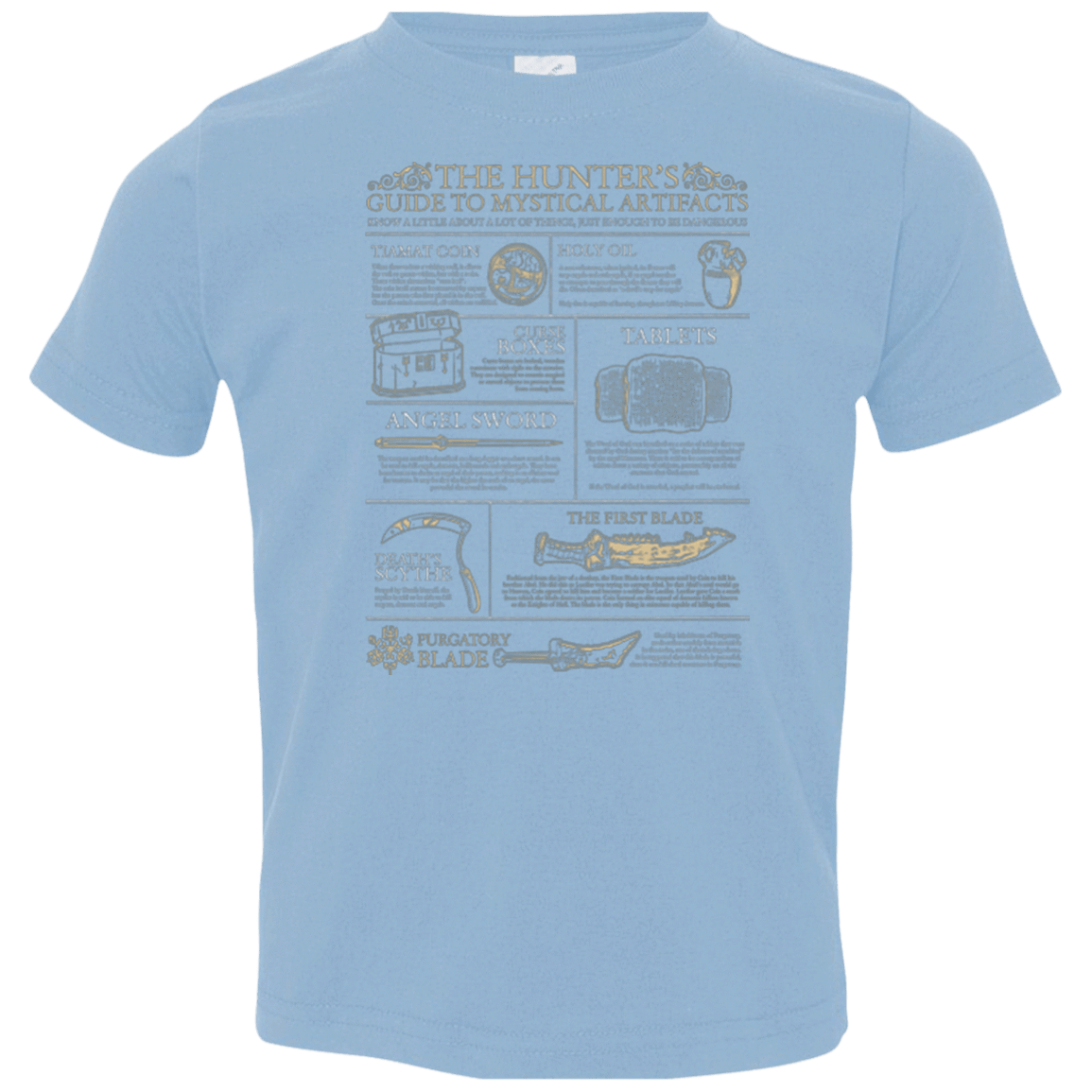 T-Shirts Light Blue / 2T Guide To Mystical Artifacts Toddler Premium T-Shirt