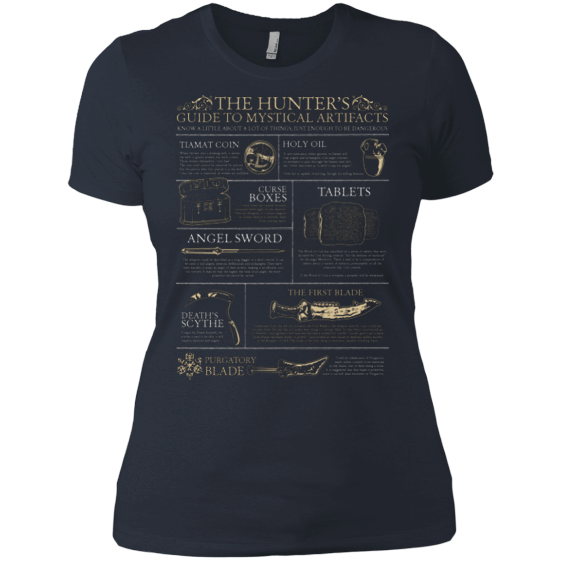 T-Shirts Indigo / X-Small Guide To Mystical Artifacts Women's Premium T-Shirt
