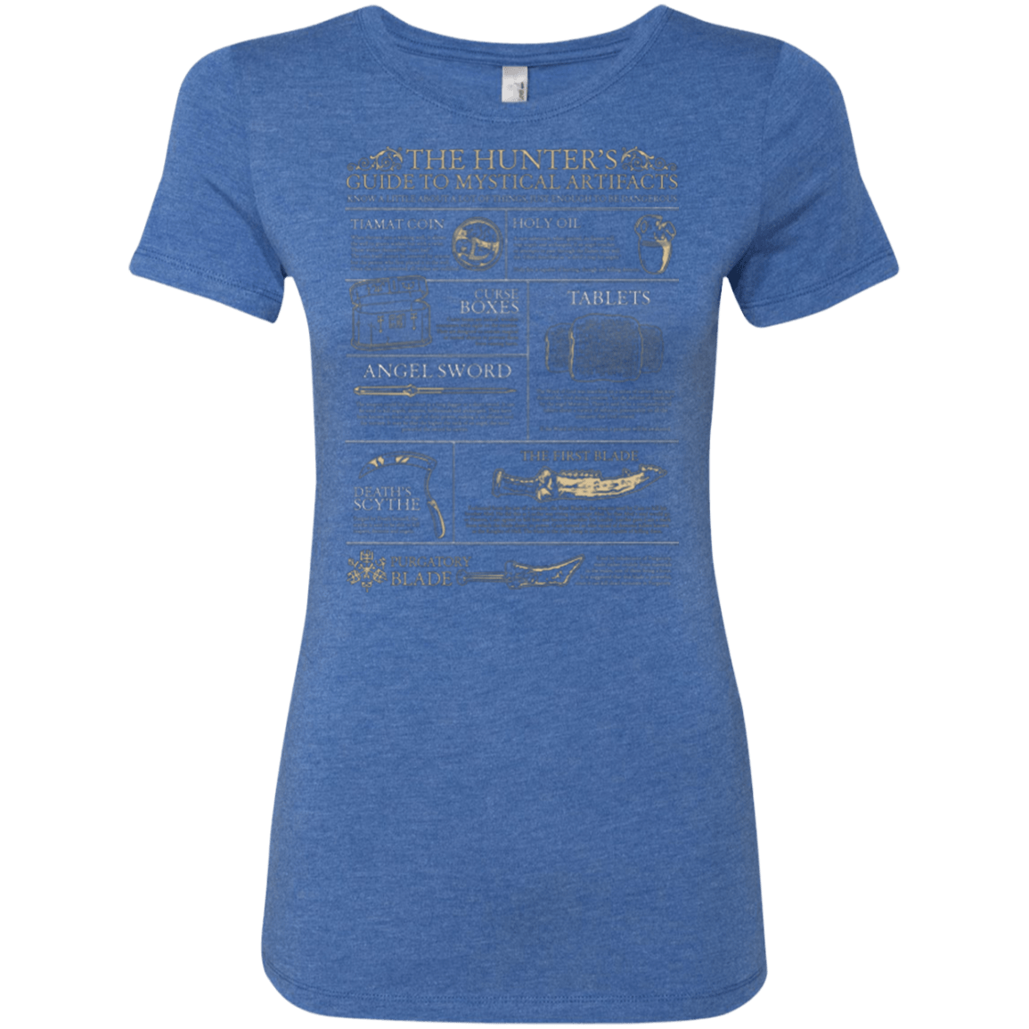 T-Shirts Vintage Royal / Small Guide To Mystical Artifacts Women's Triblend T-Shirt