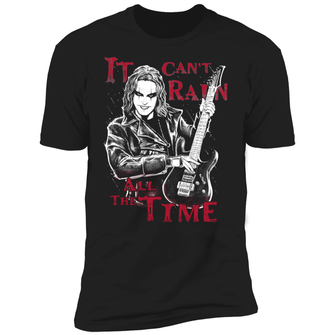 T-Shirts Black / X-Small Guitar Crow Men's Premium T-Shirt