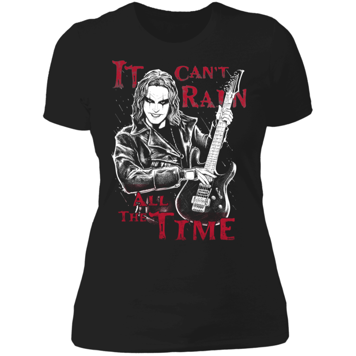 T-Shirts Black / X-Small Guitar Crow Women's Premium T-Shirt