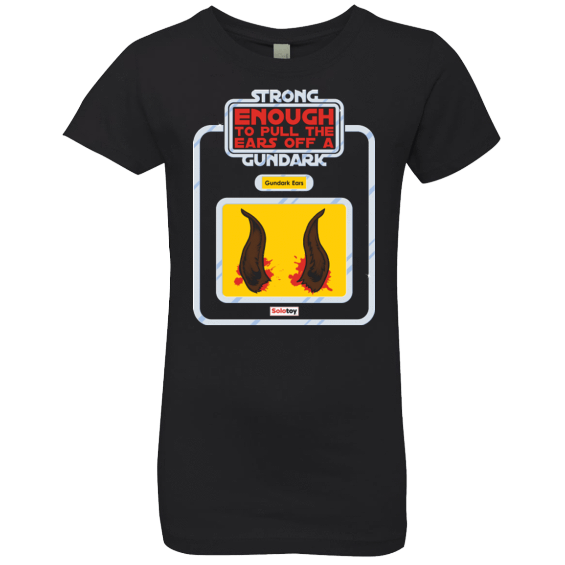 T-Shirts Black / YXS Gundark Ears Girls Premium T-Shirt