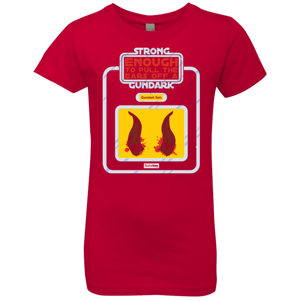 T-Shirts Red / YXS Gundark Ears Girls Premium T-Shirt