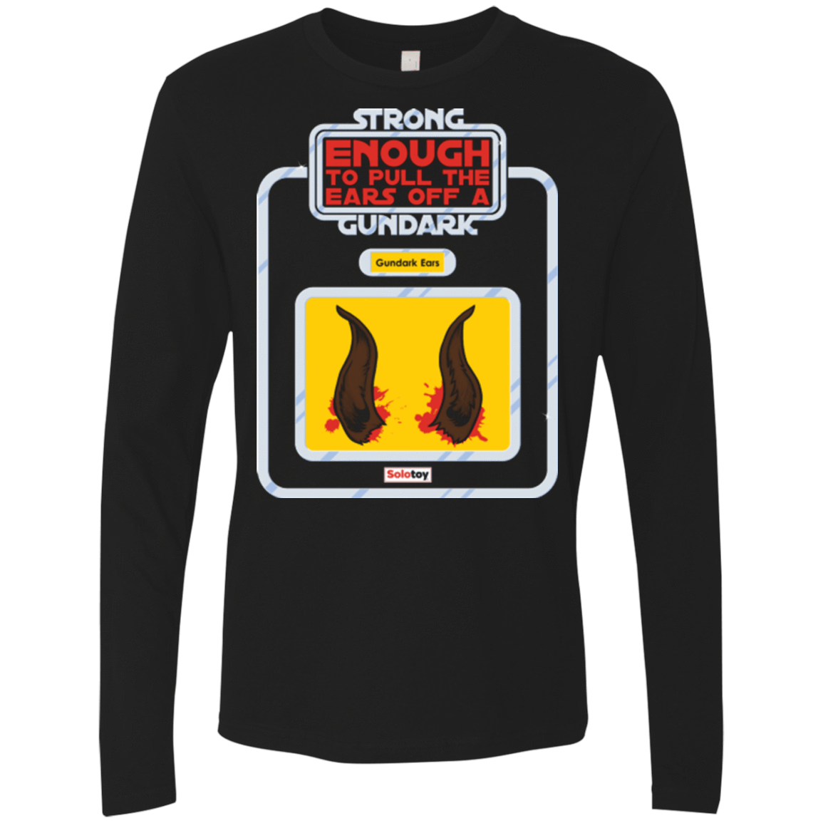T-Shirts Black / Small Gundark Ears Men's Premium Long Sleeve