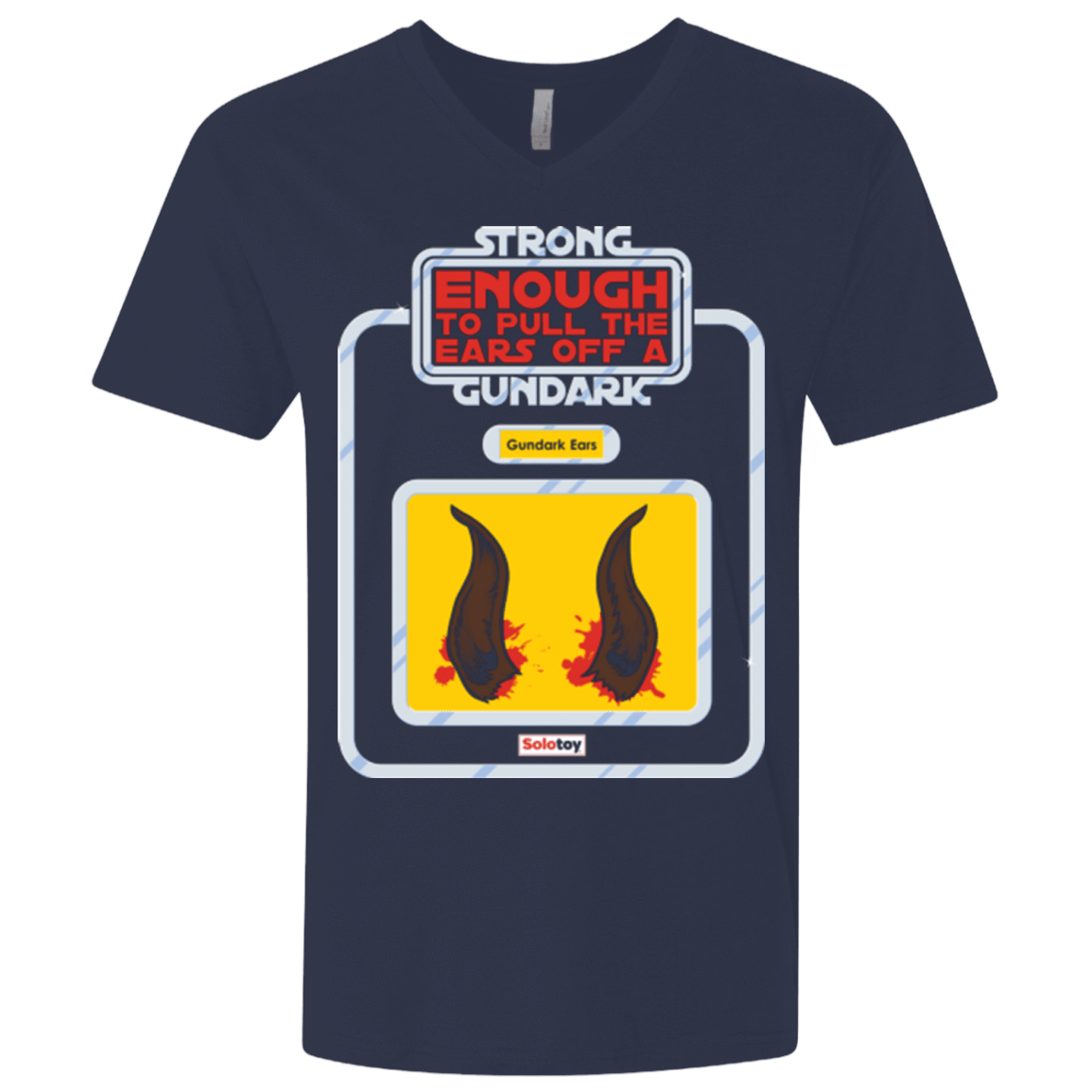 T-Shirts Midnight Navy / X-Small Gundark Ears Men's Premium V-Neck