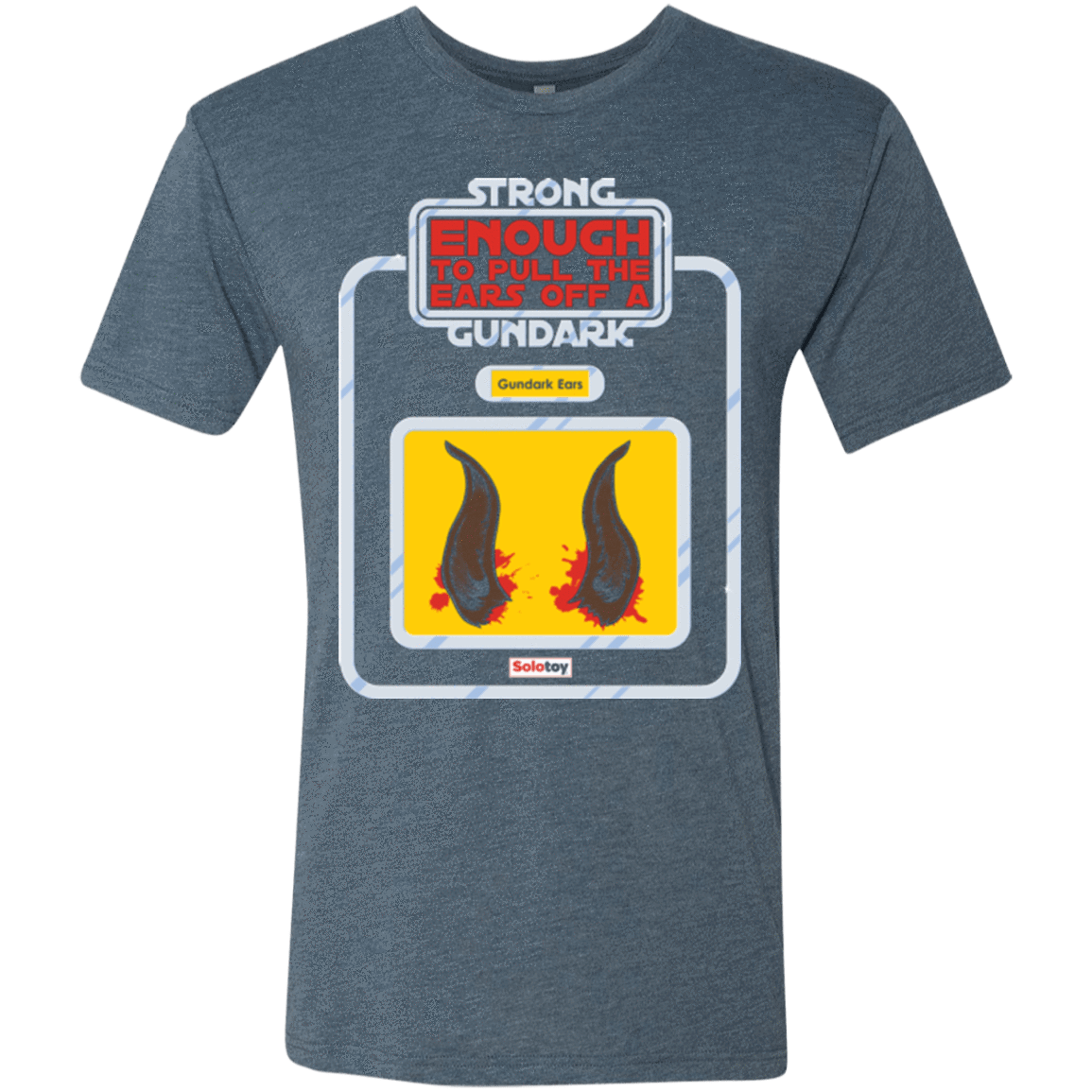 T-Shirts Indigo / Small Gundark Ears Men's Triblend T-Shirt