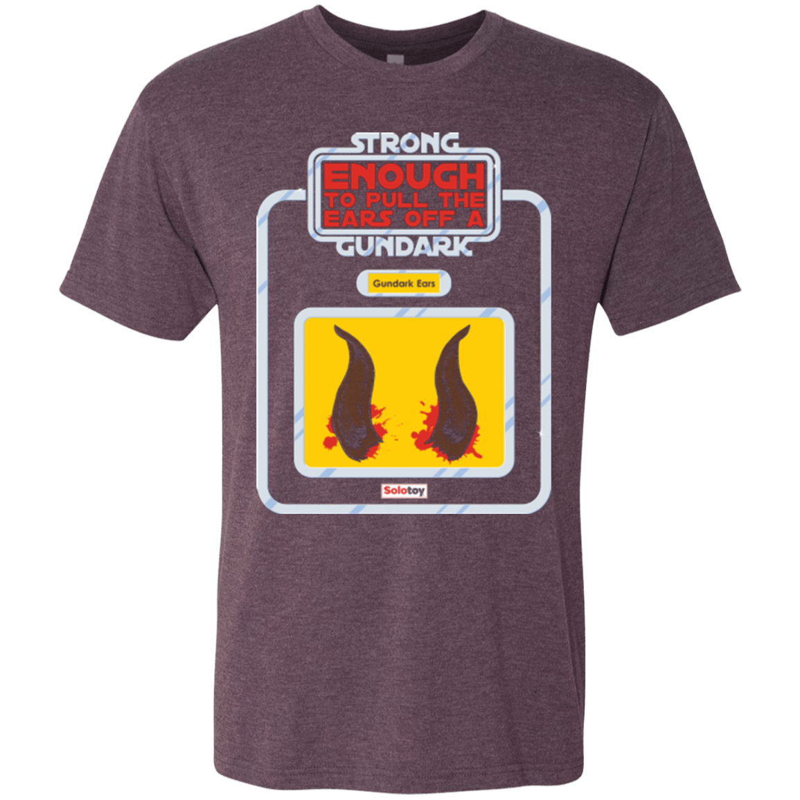 T-Shirts Vintage Purple / Small Gundark Ears Men's Triblend T-Shirt
